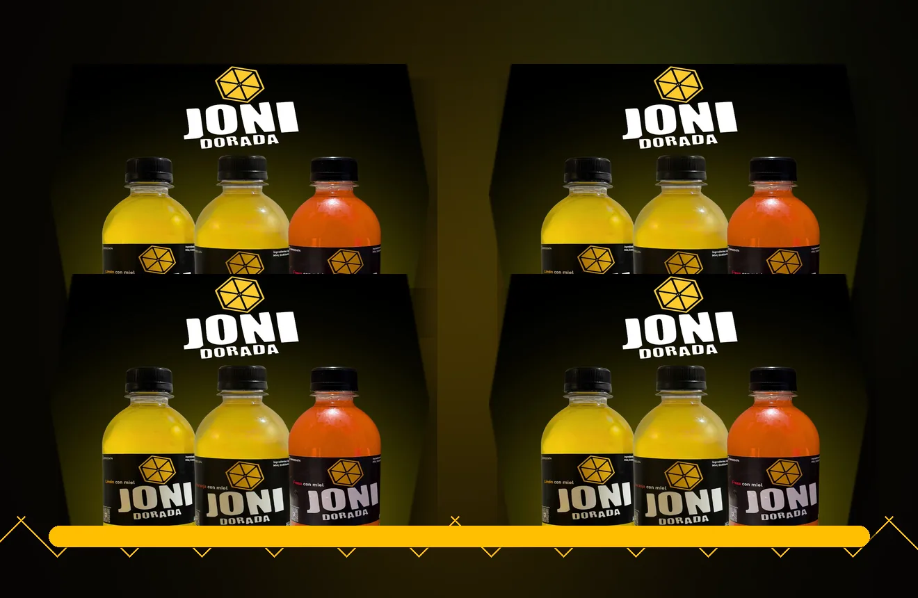Paquete de 12 botellas Joni Dorada