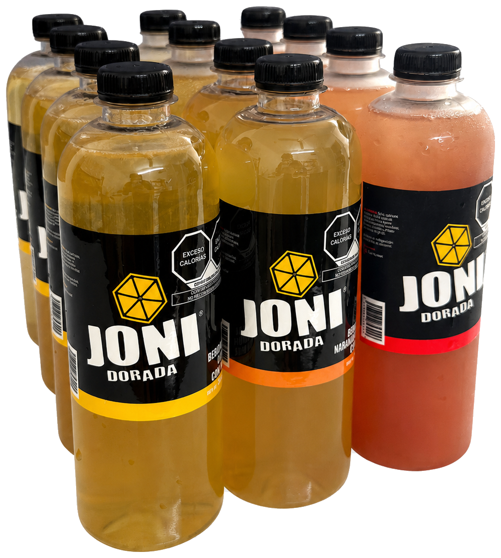 Paquete de 12 botellas Joni Dorada